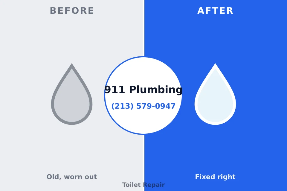 Before and after: plumbing company Union Grove, WI